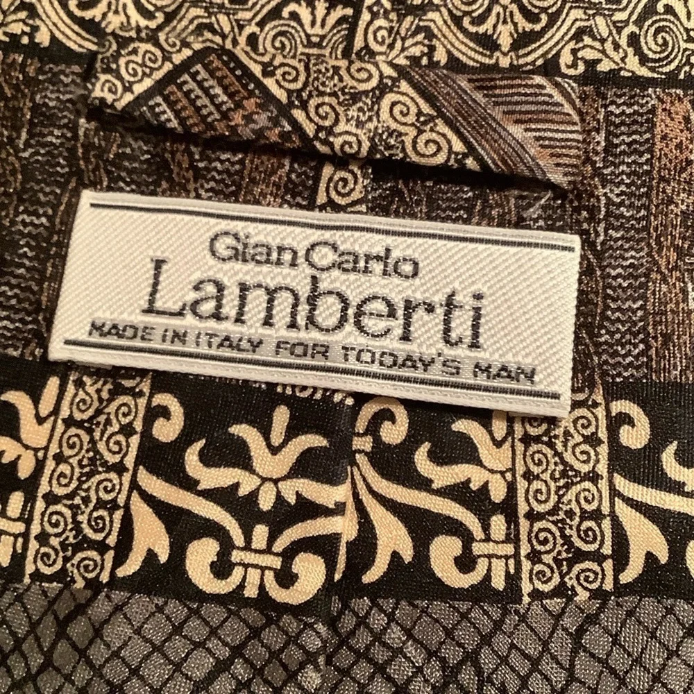 Gian Carlo Lamberti Italian Silk Necktie.